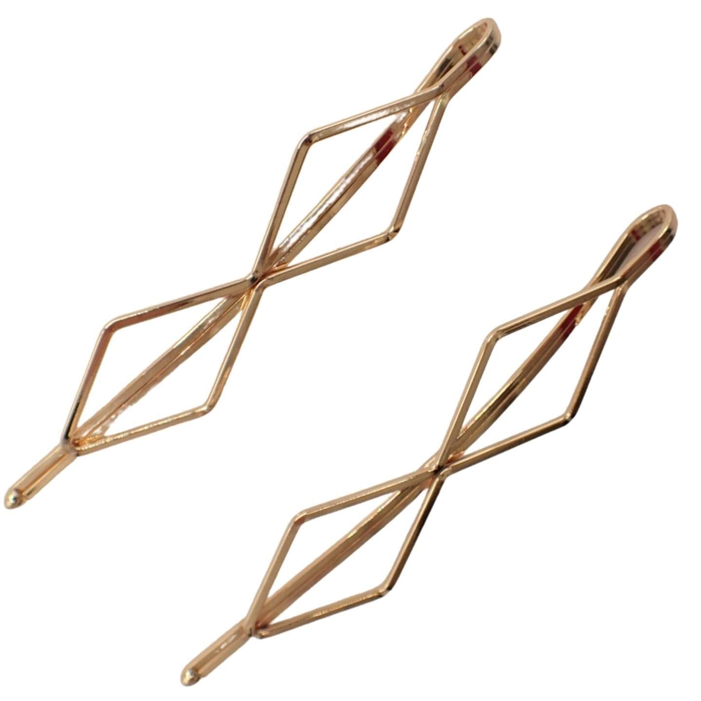 Decorative Geometric & Other Patterns Metal Hair slides, Hair Grip, Clip, Simple & Cute, Unisex Hair Accessories